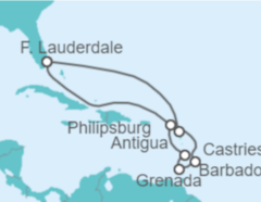 Itinerario del Crucero Antillas y Barbados - Celebrity Cruises