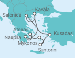 Itinerario del Crucero Islas Griegas al completo y Turquía - Celebrity Cruises