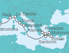 Itinerario del Crucero Lo mejor de Grecia e Italia - Celebrity Cruises