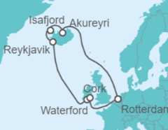 Itinerario del Crucero Islandia e Irlanda  - Celebrity Cruises