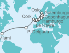 Itinerario del Crucero De Miami a Londres - Princess Cruises
