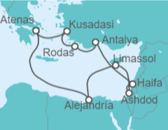 Itinerario del Crucero Europa - Holland America Line