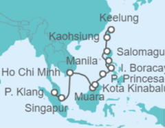 Itinerario del Crucero Desde Singapur a Keelung (Taiwan) - NCL Norwegian Cruise Line