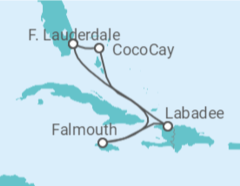 Itinerario del Crucero Jamaica - Royal Caribbean