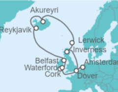 Itinerario del Crucero Reino Unido, Islandia - Royal Caribbean