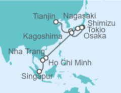Itinerario del Crucero Japón, Vietnam - Royal Caribbean