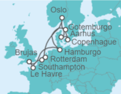 Itinerario del Crucero Norte de Europa - Princess Cruises