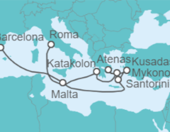 Itinerario del Crucero Islas Griegas y Turquía - Celebrity Cruises