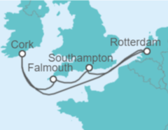 Itinerario del Crucero Holanda, Irlanda y Reino Unido - MSC Cruceros