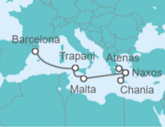 Itinerario del Crucero Islas Griegas y Malta - Explora Journeys