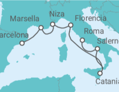 Itinerario del Crucero Mediterráneo: Florencia y Marsella - NCL Norwegian Cruise Line Itinerario del Crucero Mediterráneo: Florencia y Marsella - NCL Norwegian Cruise Line