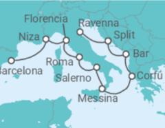 Itinerario del Crucero Mediterráneo: Italia, Francia y Grecia - NCL Norwegian Cruise Line Itinerario del Crucero Mediterráneo: Italia, Francia y Grecia - NCL Norwegian Cruise Line