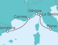 Itinerario del Crucero Francia, Italia - MSC Cruceros Itinerario del Crucero Francia, Italia - MSC Cruceros