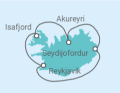 Itinerario del Crucero Islandia - Celebrity Cruises Itinerario del Crucero Islandia - Celebrity Cruises