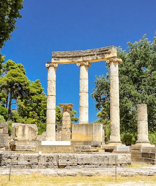 Santuario de Olimpia, la ciudad donde comenzaron los Juegos Olímpicos