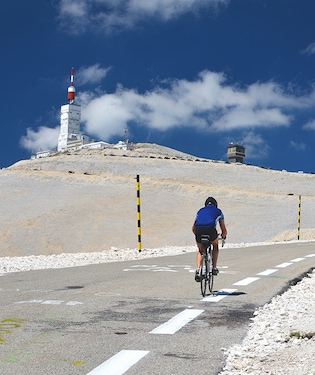 Ascensión al Mont Ventoux en bicicleta Ascensión al Mont Ventoux en bicicleta