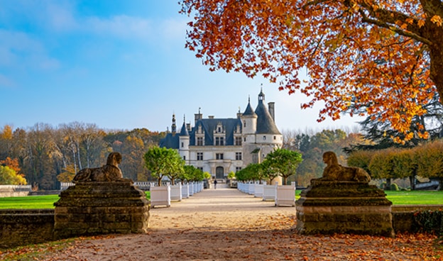 Castillos en un radio de una hora de las ciudades del Valle del Loira Valle del Loira: Castillos del Loira, diamantes de Francia