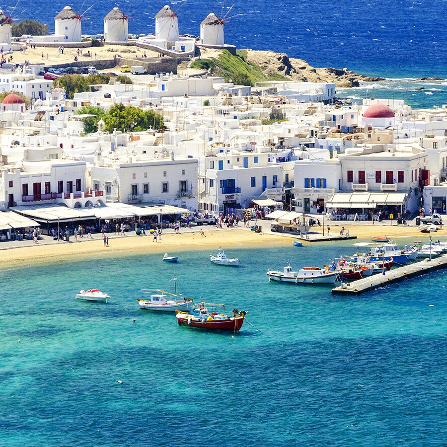 Grecia: Atenas, Delfos, Crucero por las Islas Sarónicas y Mykonos desde ...