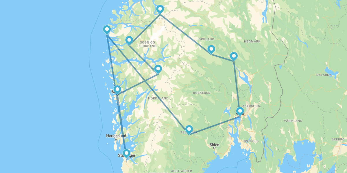 Fiordos Noruegos y Oslo