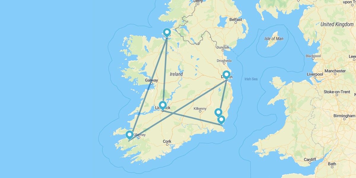 Ruta por la Literatura irlandesa