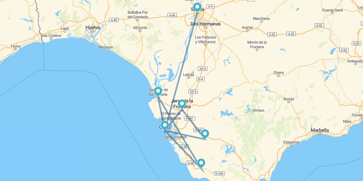 Pueblos Blancos y rincones de la provincia de Cádiz