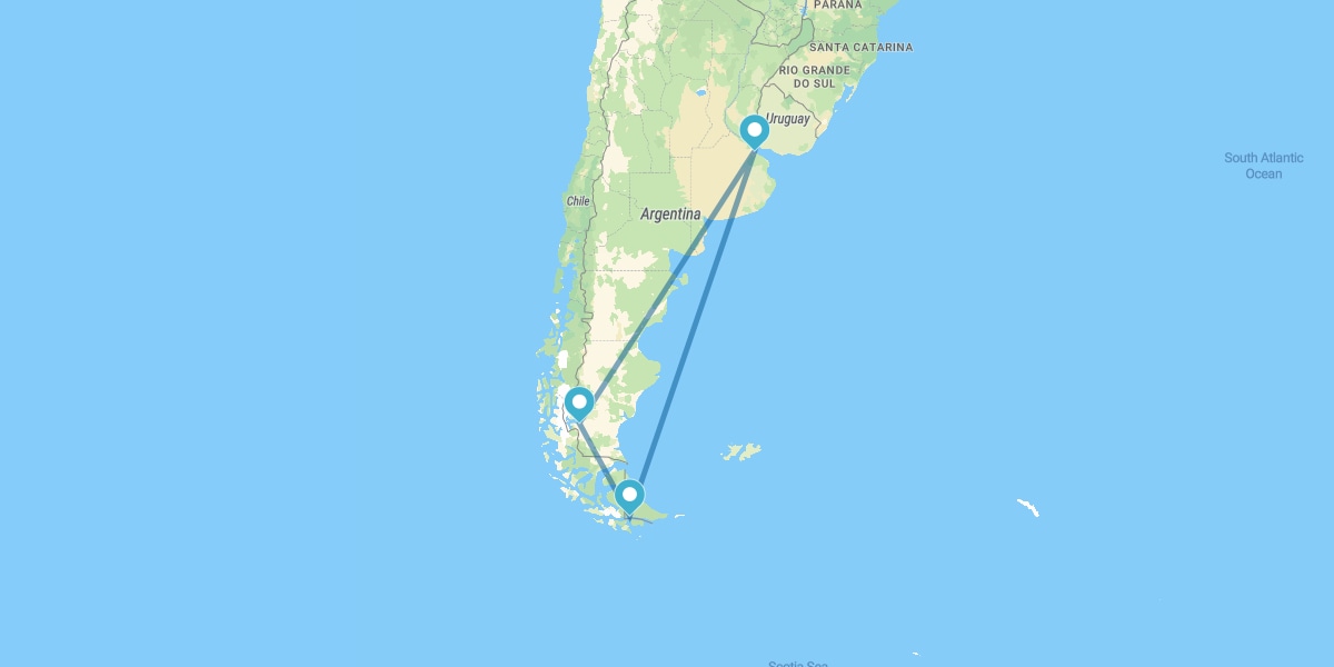 Buenos Aires, Patagonia y Tierra del Fuego