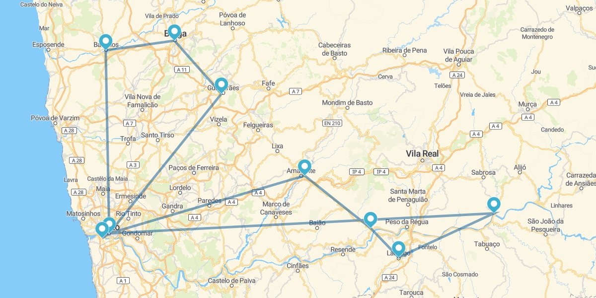 Ruta por la Región de Miño y Valle del Duero