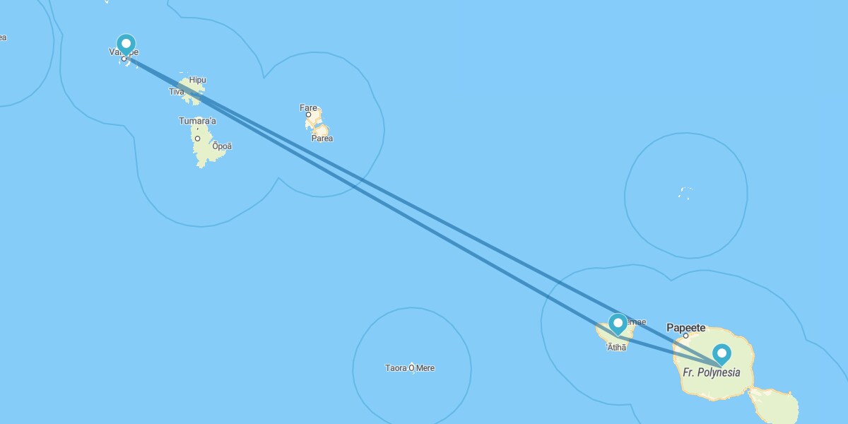 Tahití, Moorea y Bora Bora