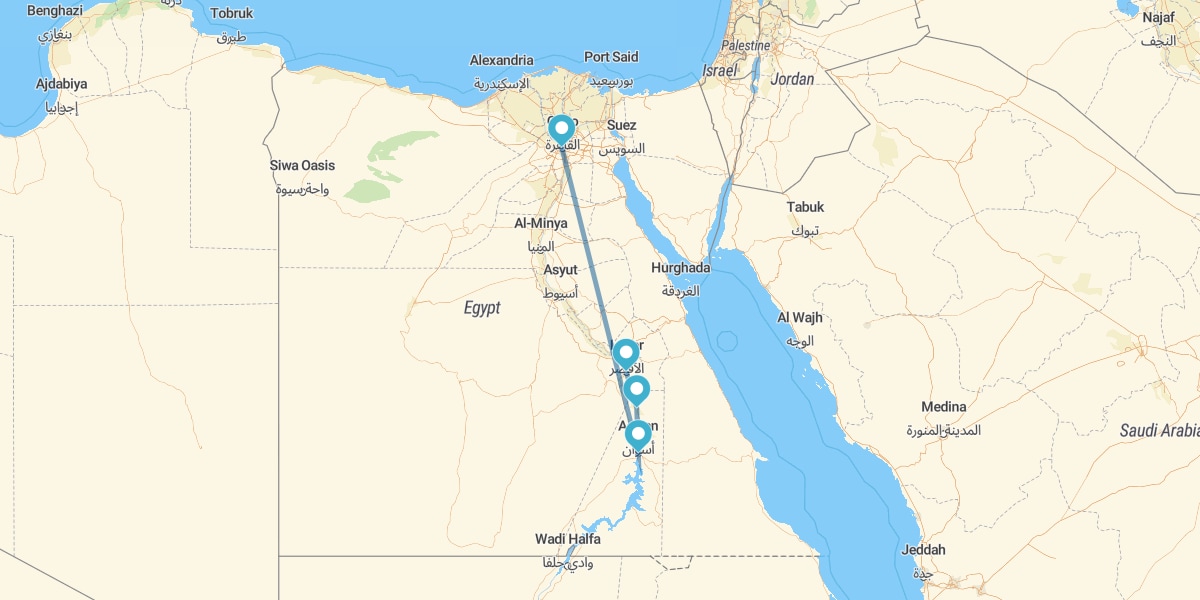 El Cairo y Crucero 4 noches