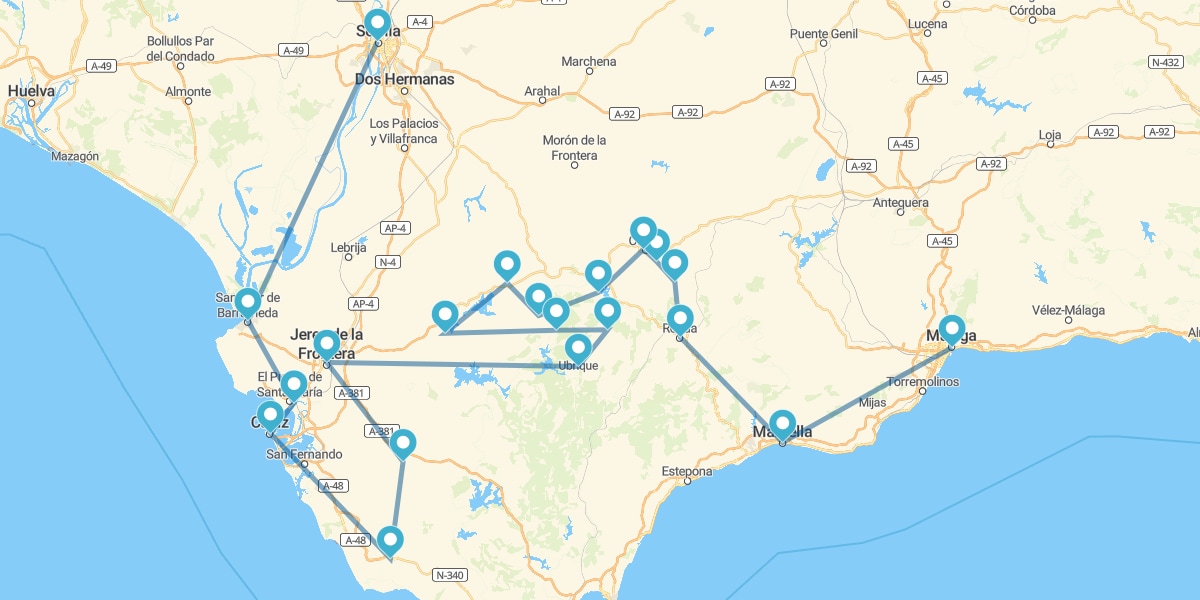 Ruta por los Pueblos Blancos y Tesoros Andaluces