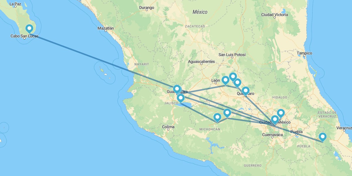 México Colonial y Los Cabos