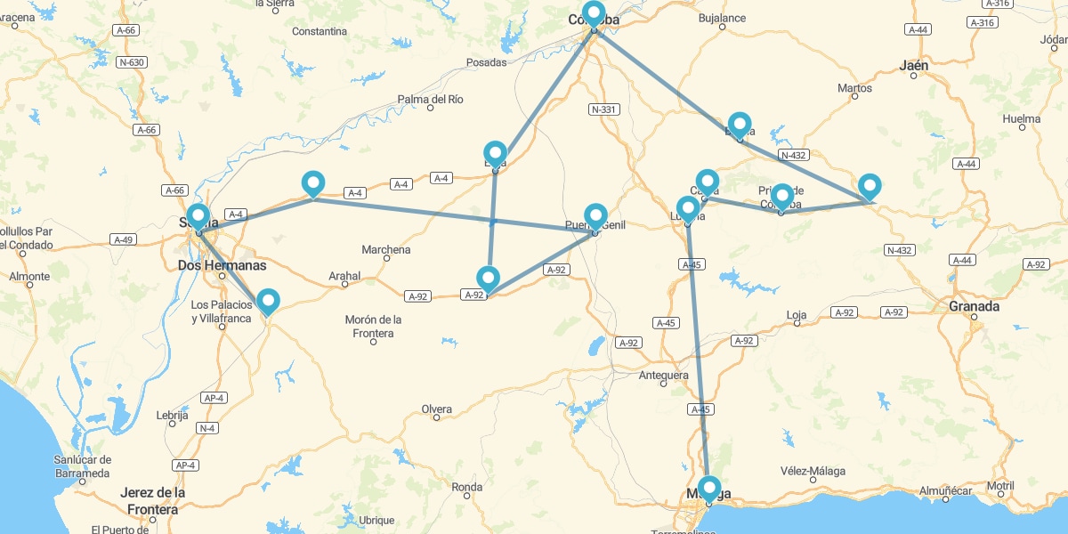 Ruta por los Caminos de Pasión y las Capitales Andaluzas