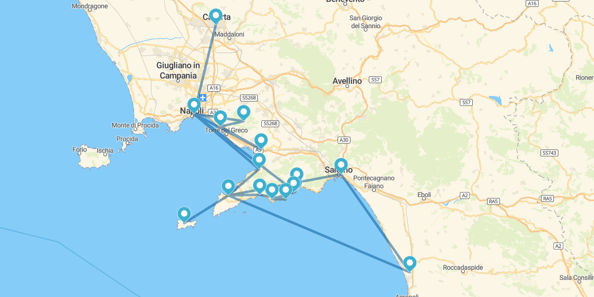 Ruta Napolitana y Costa Amalfitana