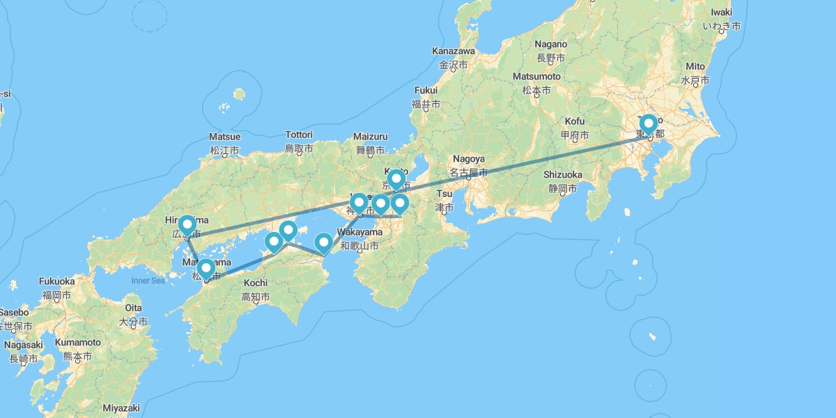 Tokio, Hiroshima, Mt. Koya, Kioto y Osaka