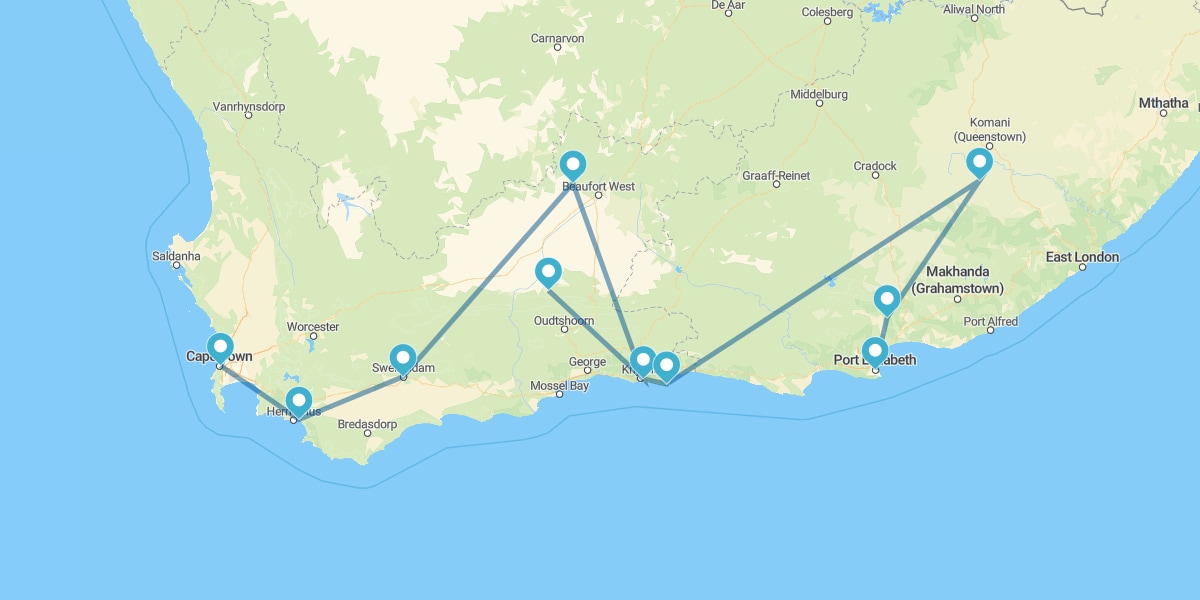 Ruta por los paraísos del África Austral