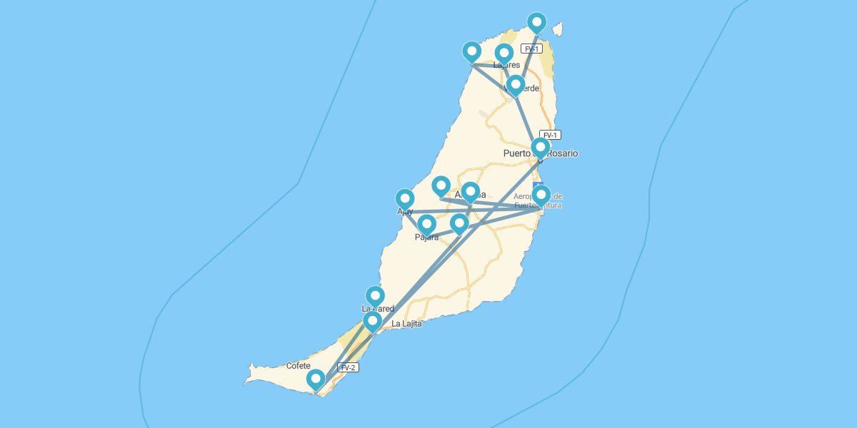 Ruta por la Playa de Canarias