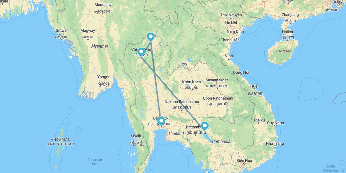 Bangkok, Norte de Tailandia y Siem Reap