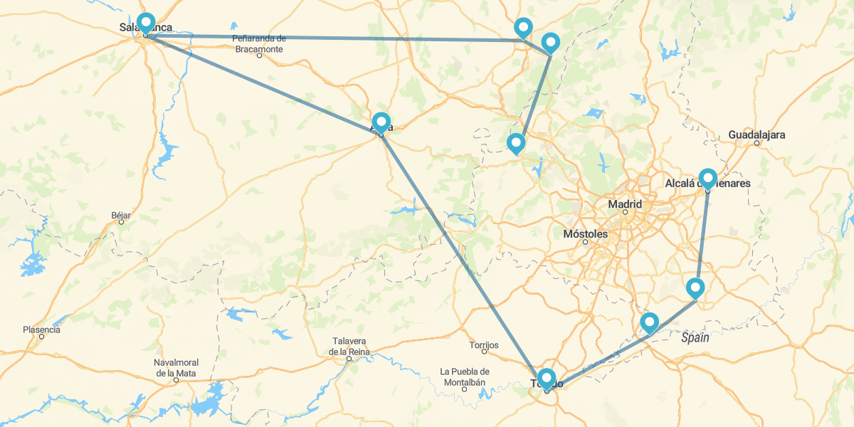 Ruta por las Ciudades Patrimonio de la Humanidad