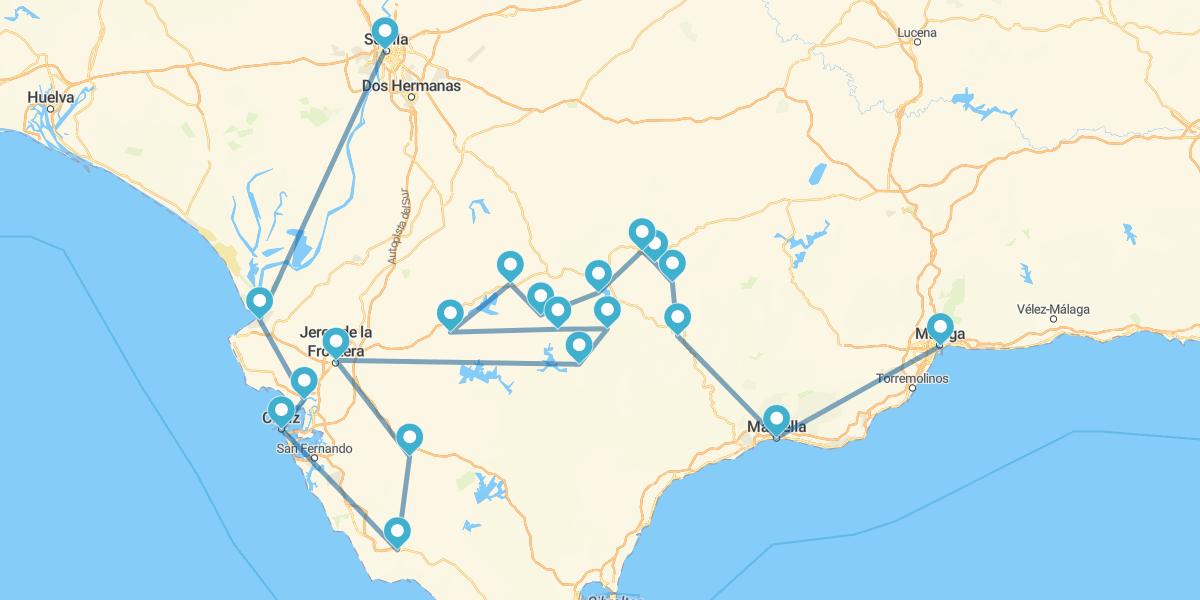 Ruta por los Pueblos Blancos y Tesoros Andaluces