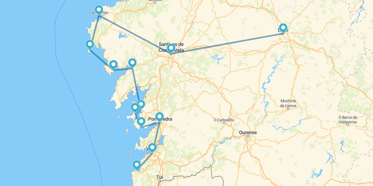 Ruta por las Rias Baixas