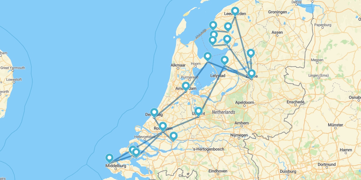 Ruta por Holanda, Tierra de Agua