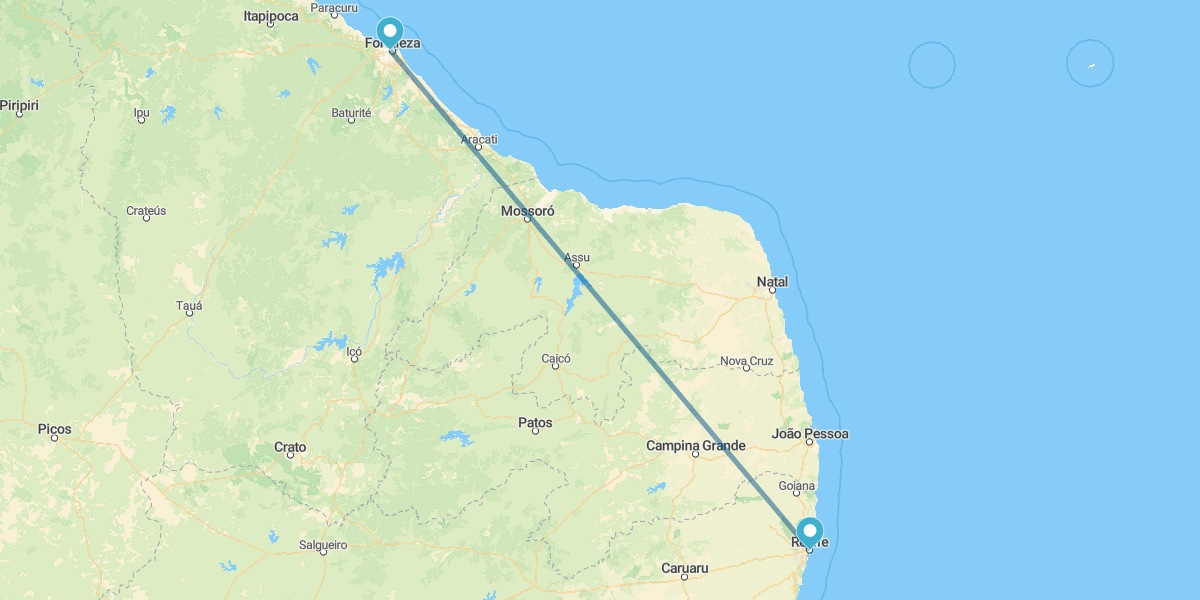 Fortaleza y Recife