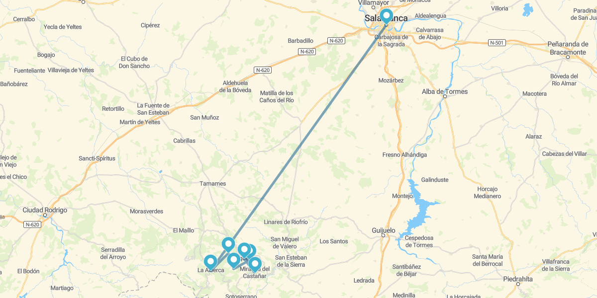 Ruta enológica por Salamanca y la Sierra de Francia