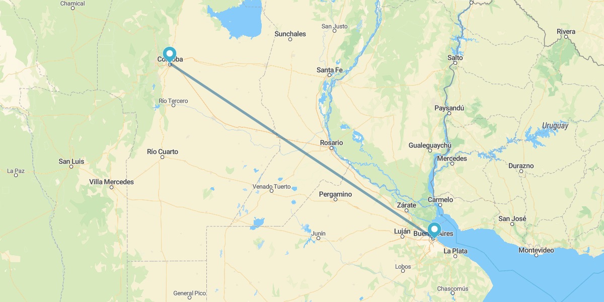Buenos Aires y Córdoba