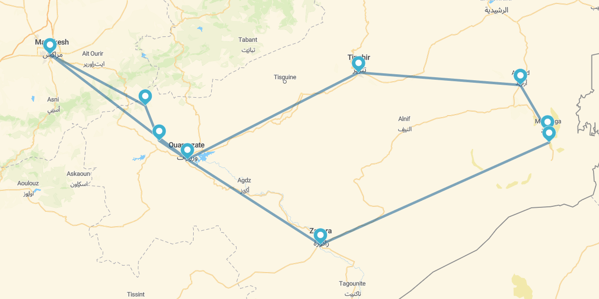 Sur de Marruecos y kasbahs en 4x4