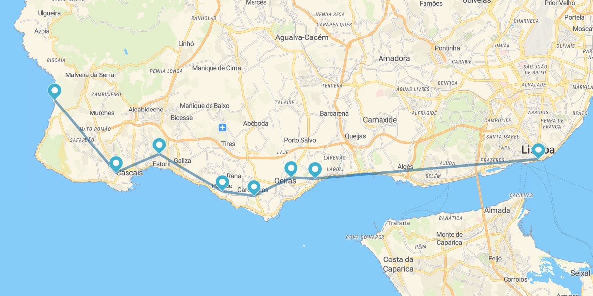 Ruta por la Riviera Portuguesa