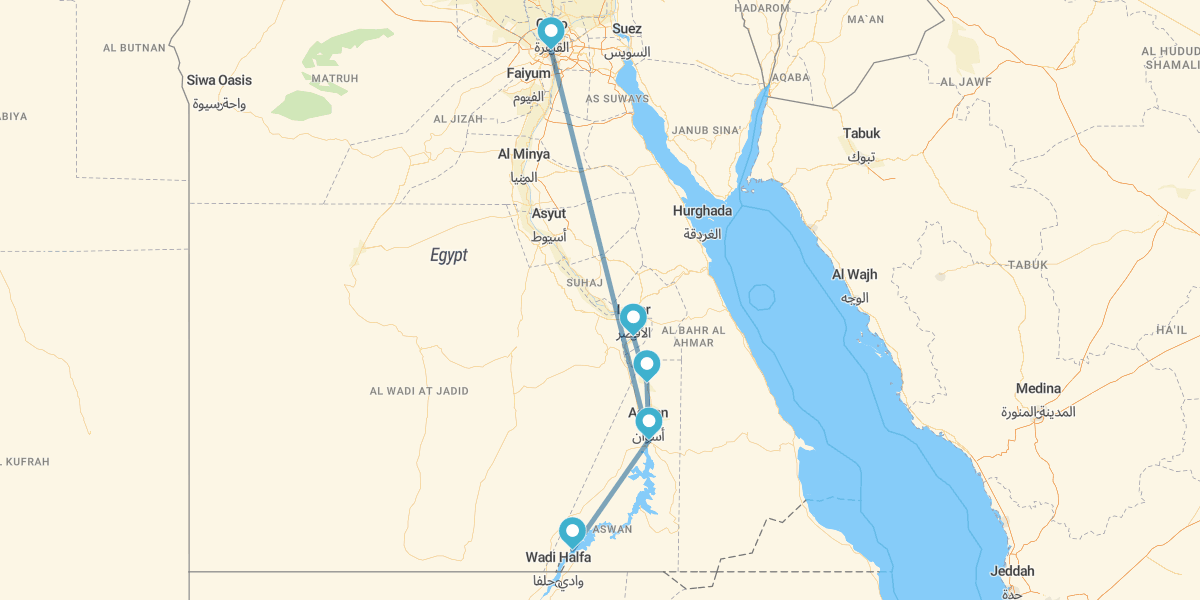 El Cairo y Crucero 4 noches Low Cost con Abu Simbel