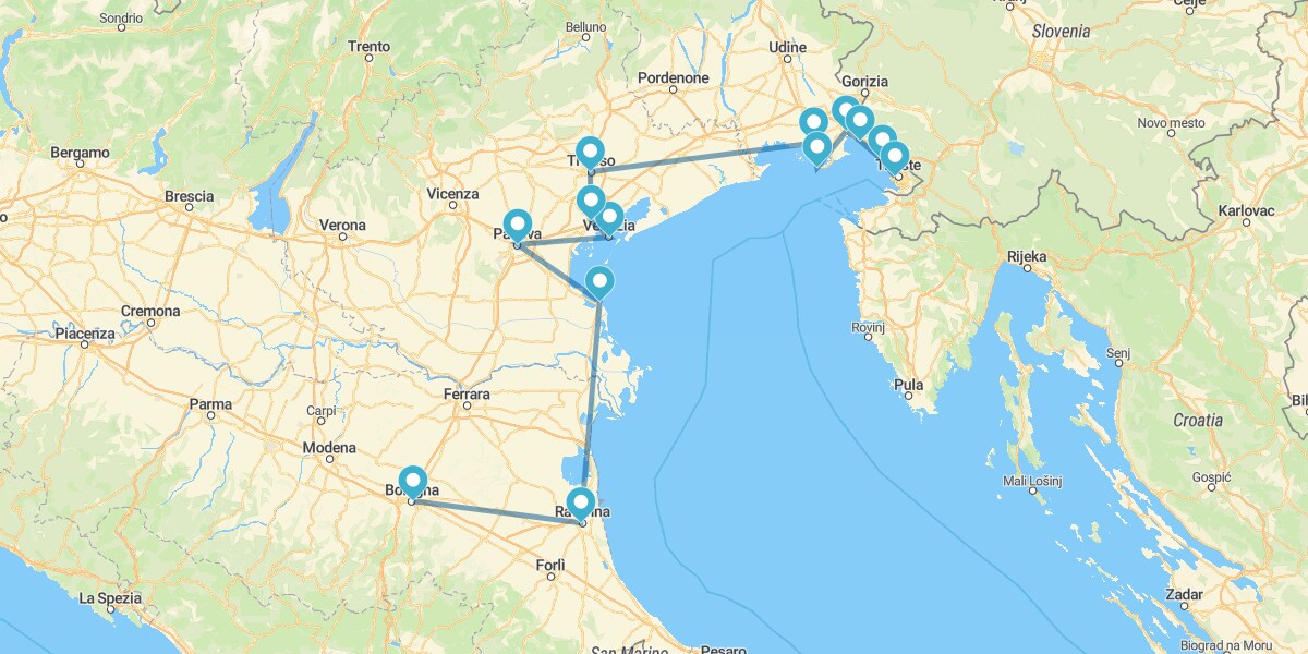 Ruta por la Costa Adriática Italiana