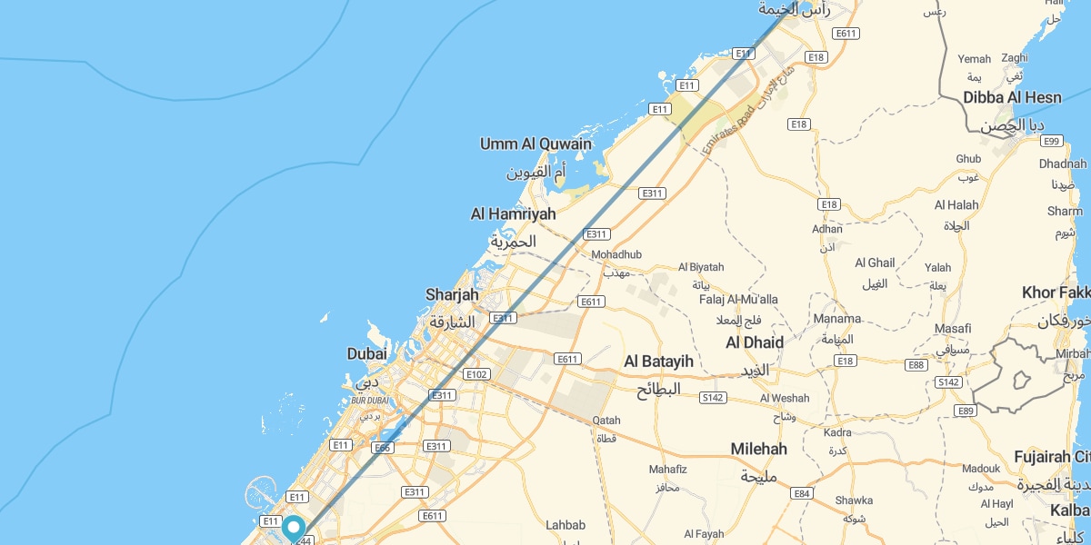 Dubái y Ras Al Khaimah