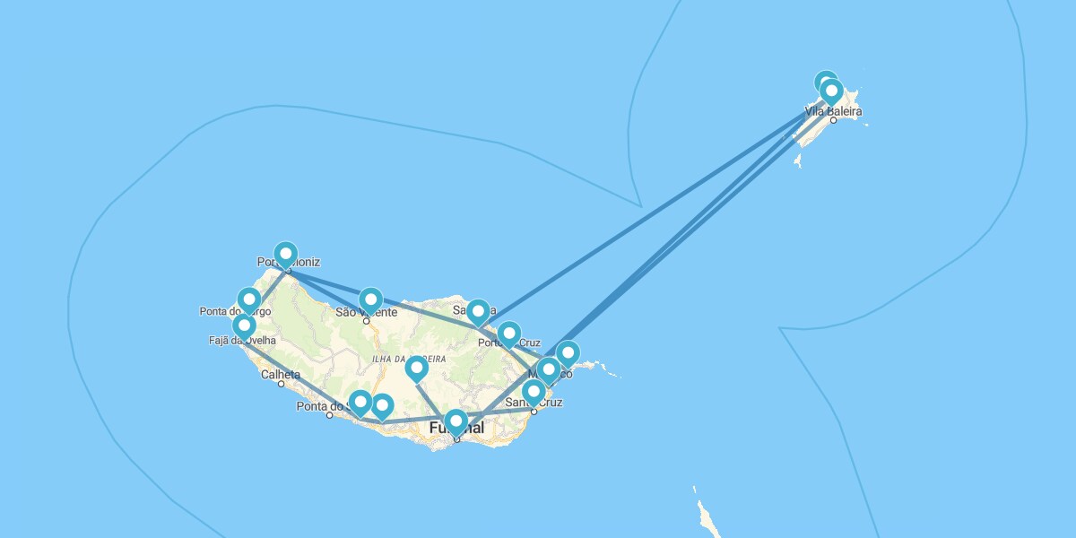 Ruta por la Perla del Atlántico y Porto Santo